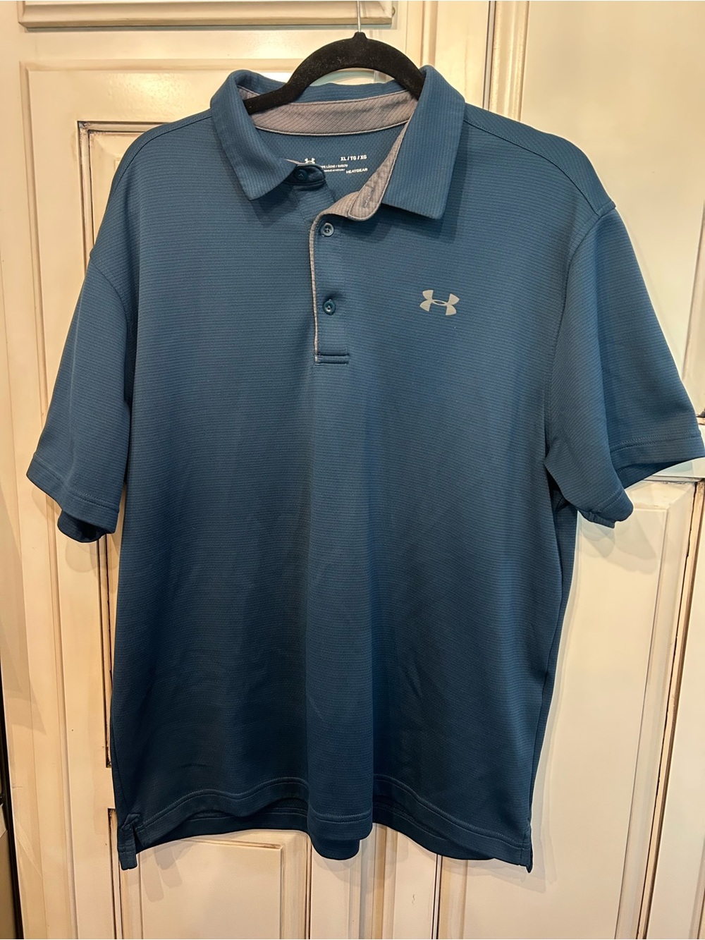 Under Armour Men’s Navy/Teal Performance Polo